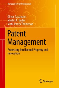 Cover image: Patent Management 9783030590086