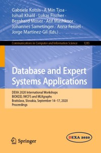 Immagine di copertina: Database and Expert Systems Applications 1st edition 9783030590277