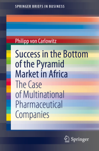 Cover image: Success in the Bottom of the Pyramid Market in Africa 9783030590673