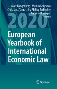 Cover image: European Yearbook of International Economic Law 2020 9783030590703