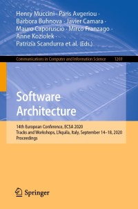 Cover image: Software Architecture 1st edition 9783030591540