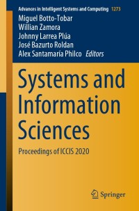 Imagen de portada: Systems and Information Sciences 1st edition 9783030591939