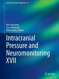 Cover image: Intracranial Pressure and Neuromonitoring XVII 9783030594350