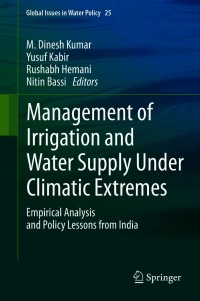 Imagen de portada: Management of Irrigation and Water Supply Under Climatic Extremes 9783030594589
