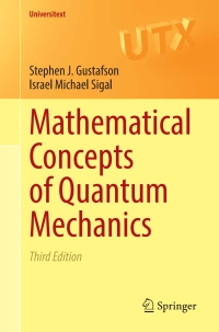 Cover image: Mathematical Concepts of Quantum Mechanics 3rd edition 9783030595616