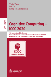 Cover image: Cognitive Computing – ICCC 2020 1st edition 9783030595845