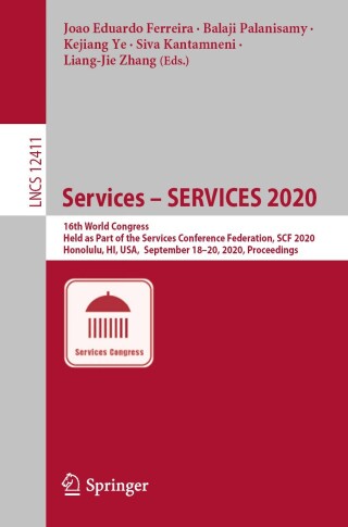 Imagen de portada: Services – SERVICES 2020 1st edition 9783030595944
