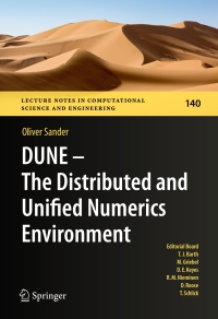 Imagen de portada: DUNE — The Distributed and Unified Numerics Environment 9783030597016