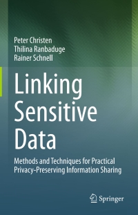 Cover image: Linking Sensitive Data 9783030597054