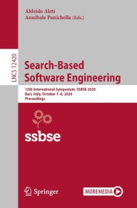 Cover image: Search-Based Software Engineering 1st edition 9783030597610