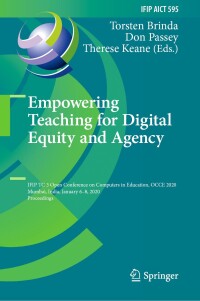 Cover image: Empowering Teaching for Digital Equity and Agency 1st edition 9783030598464