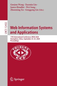 Cover image: Web Information Systems and Applications 1st edition 9783030600280