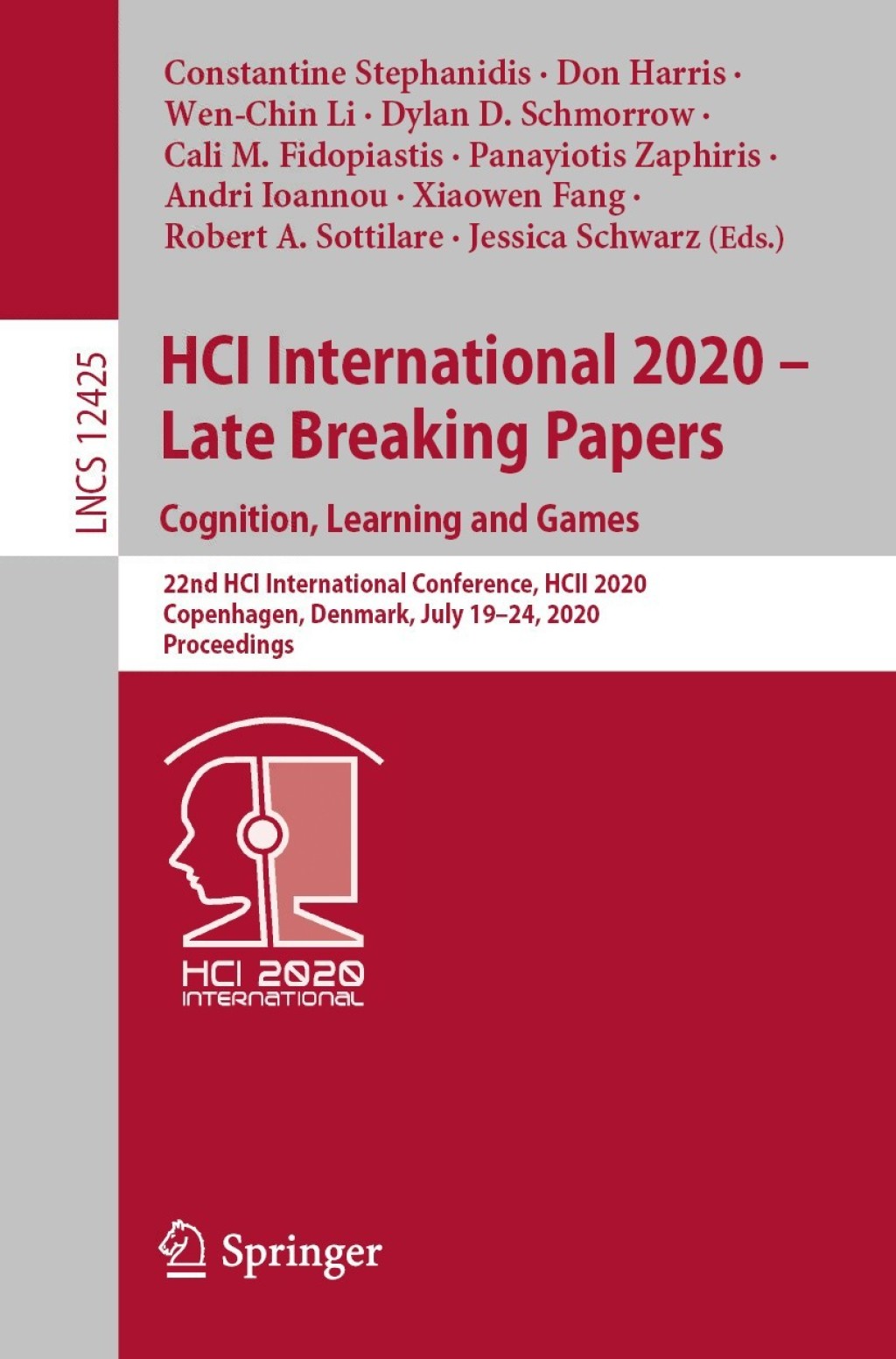 HCI International 2020 – Late Breaking Papers: Cognition, Learning and Games 22nd HCI International Conference, HCII 2020, Copenhagen, Denmark, July 19–24, 2020, Proceedings 1st Edition