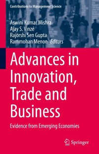 Immagine di copertina: Advances in Innovation, Trade and Business 9783030603533