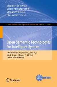 Cover image: Open Semantic Technologies for Intelligent System 1st edition 9783030604462