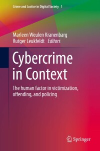 Imagen de portada: Cybercrime in Context 9783030605261