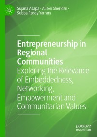 Cover image: Entrepreneurship in Regional Communities 9783030605582