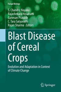 Cover image: Blast Disease of Cereal Crops 9783030605841