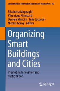 Imagen de portada: Organizing Smart Buildings and Cities 9783030606060