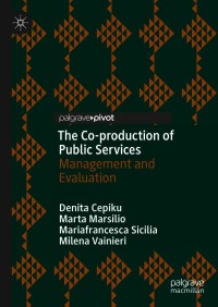 Cover image: The Co-production of Public Services 9783030607098