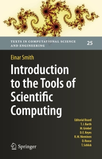 Cover image: Introduction to the Tools of Scientific Computing 9783030608071