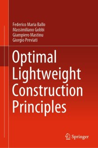 Cover image: Optimal Lightweight Construction Principles 9783030608347
