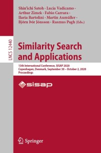 Cover image: Similarity Search and Applications 1st edition 9783030609351