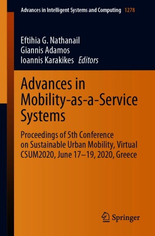 Cover image: Advances in Mobility-as-a-Service Systems 1st edition 9783030610746