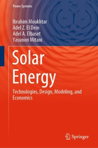 Cover image: Solar Energy 9783030613068