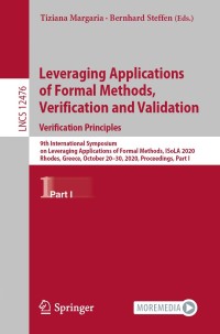 Cover image: Leveraging Applications of Formal Methods, Verification and Validation: Verification Principles 1st edition 9783030613617