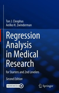 Cover image: Regression Analysis in Medical Research 2nd edition 9783030613938