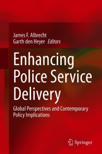 Cover image: Enhancing Police Service Delivery 9783030612931