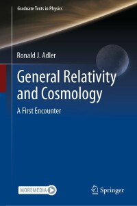 Cover image: General Relativity and Cosmology 9783030615734