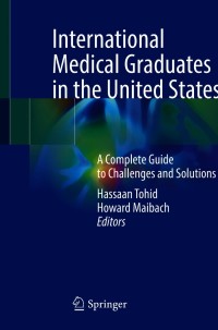 Cover image: International Medical Graduates in the United States 9783030622480