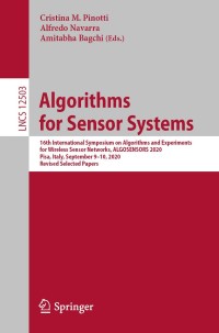 Cover image: Algorithms for Sensor Systems 1st edition 9783030624002