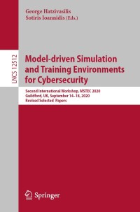 Imagen de portada: Model-driven Simulation and Training Environments for Cybersecurity 1st edition 9783030624323