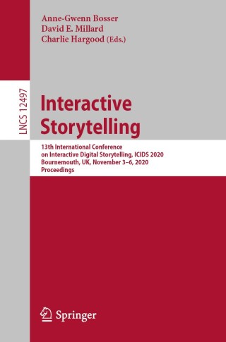 Cover image: Interactive Storytelling 1st edition 9783030625153