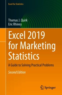 Cover image: Excel 2019 for Marketing Statistics 2nd edition 9783030627805