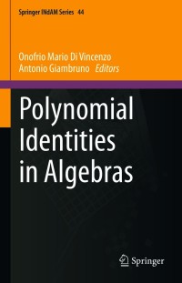 Cover image: Polynomial Identities in Algebras 9783030631109