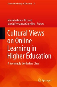 Immagine di copertina: Cultural Views on Online Learning in Higher Education 9783030631567