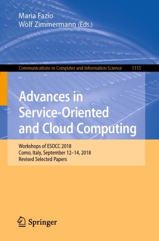 Cover image: Advances in Service-Oriented and Cloud Computing 1st edition 9783030631604