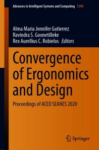 صورة الغلاف: Convergence of Ergonomics and Design 9783030633349