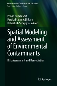 Imagen de portada: Spatial Modeling and Assessment of Environmental Contaminants 9783030634216