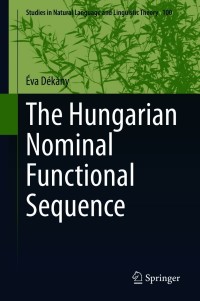 Omslagafbeelding: The Hungarian Nominal Functional Sequence 9783030634391