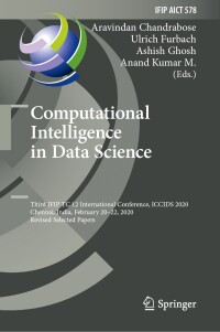 Cover image: Computational Intelligence in Data Science 1st edition 9783030634667