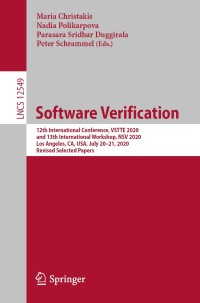 Imagen de portada: Software Verification 1st edition 9783030636173