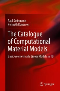 Cover image: The Catalogue of Computational Material Models 9783030636838