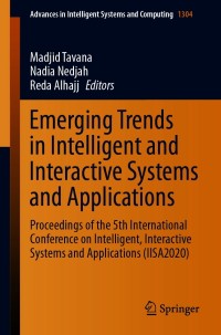 Cover image: Emerging Trends in Intelligent and Interactive Systems and Applications 1st edition 9783030637835