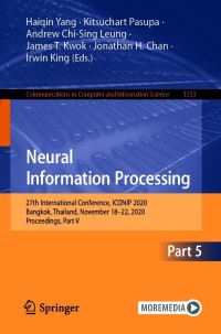 Cover image: Neural Information Processing 1st edition 9783030638221