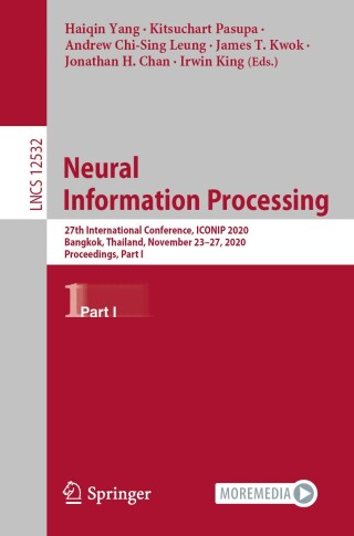 Imagen de portada: Neural Information Processing 1st edition 9783030638290